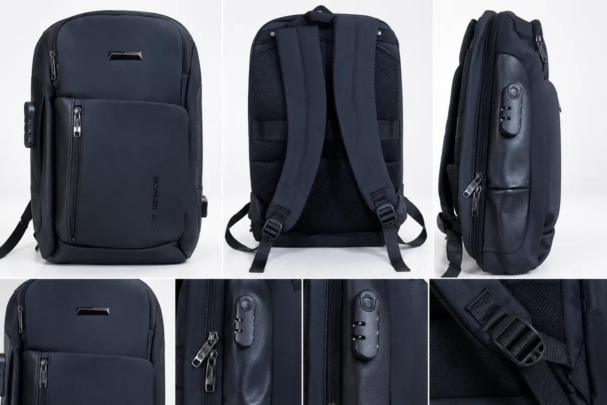 Sac à Dos Antivol BOMAS – Sécurité, Élégance & Grande Capacité